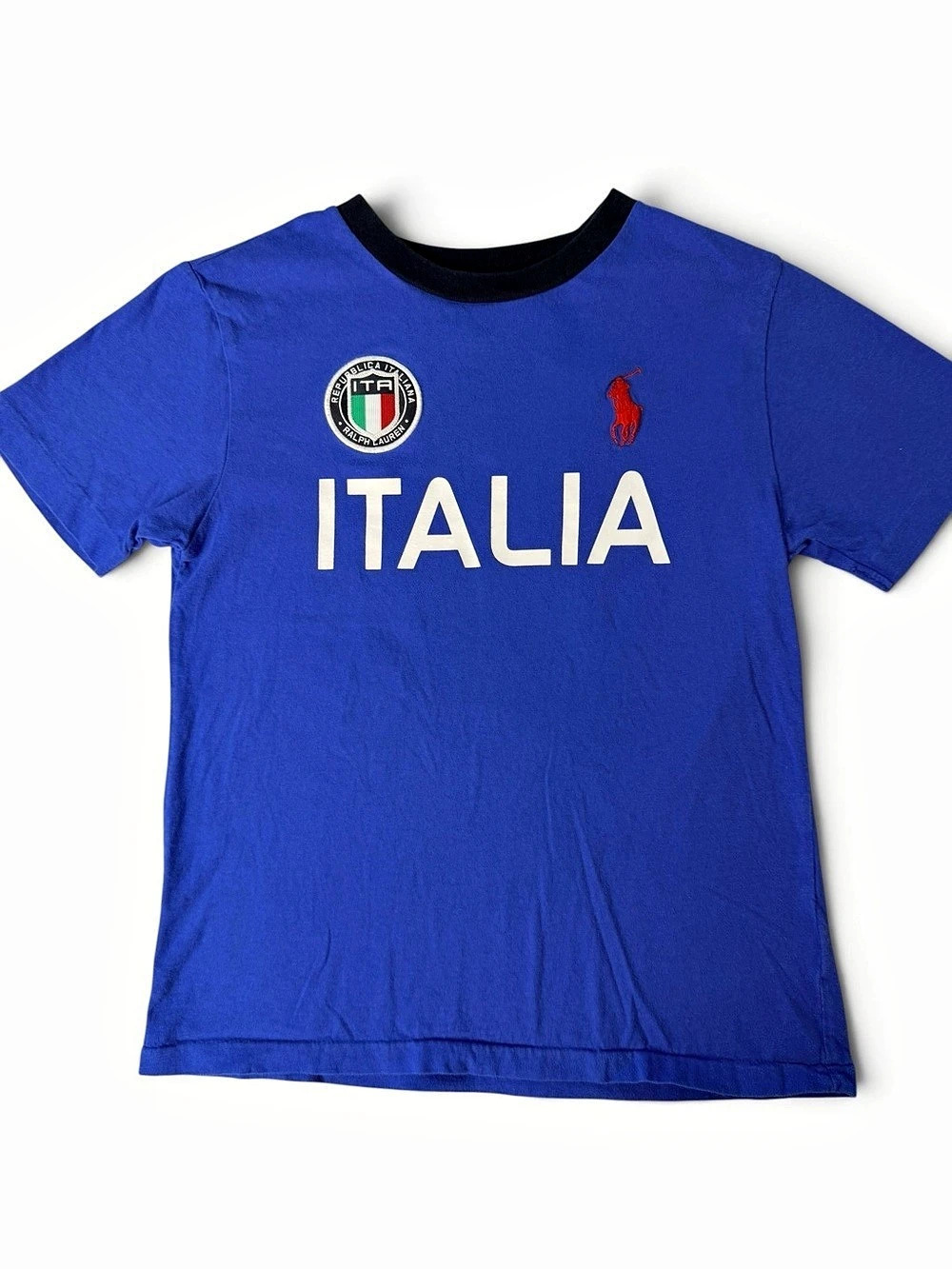 Polo Ralph Lauren Boys Italia T-Shirt Size 8